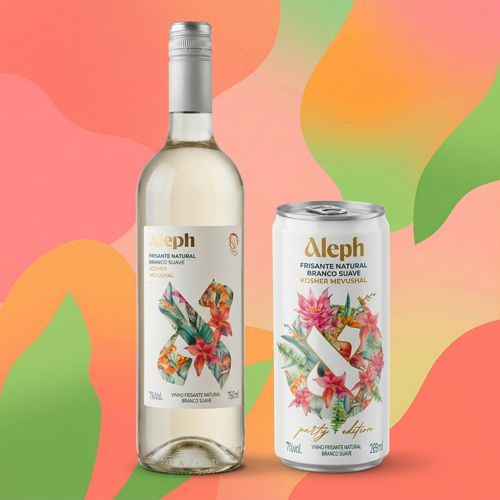 Vinho Branco Frisante Aleph - 18K Wine